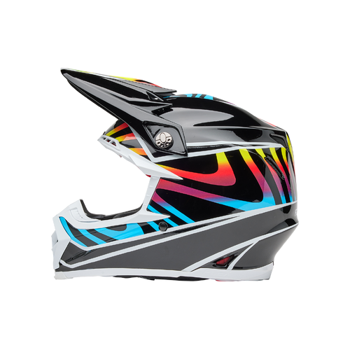 Bell Moto-9S Flex Drift Helmet - Black/Multi - S - SKU:BE7163768