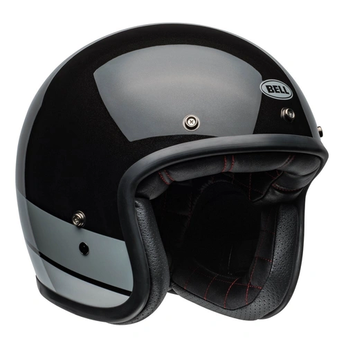 Bell Custom 500 Apex Helmet - Black/Silver - S - SKU:BE7164225
