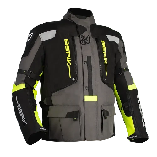 Berik Explorer ADV Jacket - Black/Grey/Hi-Vis