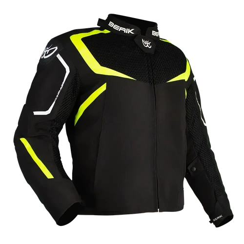 Berik 4 Season Textile Jacket - Black/Hi-Vis