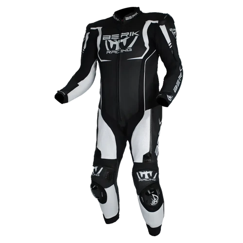 Berik Mugello 1 Piece Race Suit - Black/White