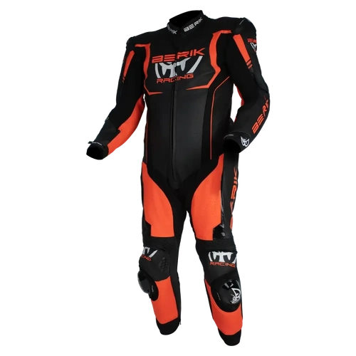 Berik Mugello 1 Piece Race Suit - Black/Red