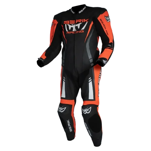 Berik Sicily 1 Piece Race Suit - Black/Red