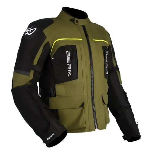 Berik Transformer Textile Jacket - Black/Green