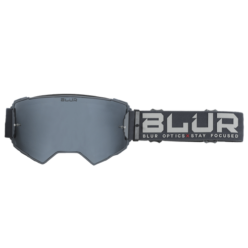BLUR B-60 Cement Goggles - Grey/Silver Lens