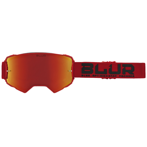 BLUR B-60 Phoenix Goggles - Red/Red Lens - SKU:BL6020202