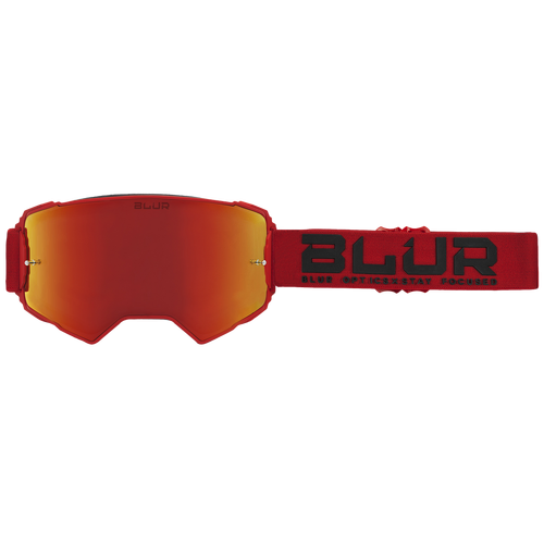 BLUR B-60 Phoenix Goggles - Red/Red Lens