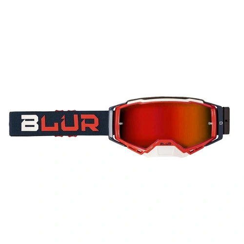 Blur B-40 Blue Red Goggles With Blue Lens