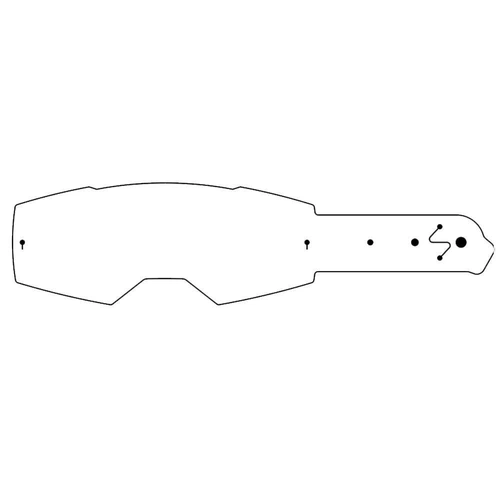 Blur B-40 Tear Offs 10 Pack - Clear 10Pk