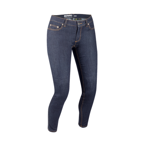 Bering Trust Tapered Denim Womens Riding Jeans - Blue