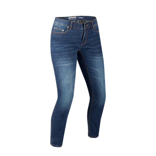 Bering Trust Straight Denim Womens Riding Jeans - Blue Wash