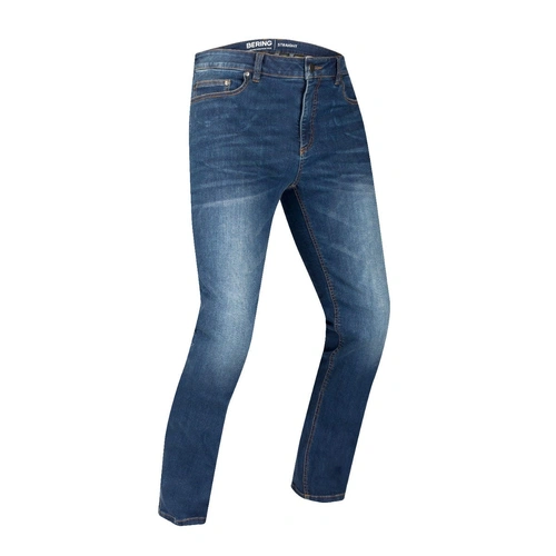 Bering Trust Straight Denim Riding Jeans - Blue Wash