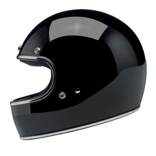 Biltwell Gringo Helmet - ECE - Gloss Black - XS - SKU:BW10020101154