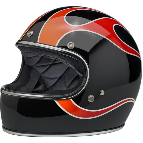 Biltwell Gringo ECE Helmet - Dice Flames - S - SKU:BW10020512156