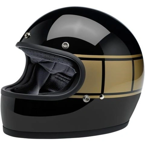 Biltwell Gringo Holeshot Gloss Helmet - Black - S - SKU:BW10020527156