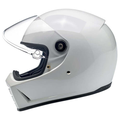 Biltwell Lane Splitter Gloss Helmet - White - XS - SKU:BW10040104154
