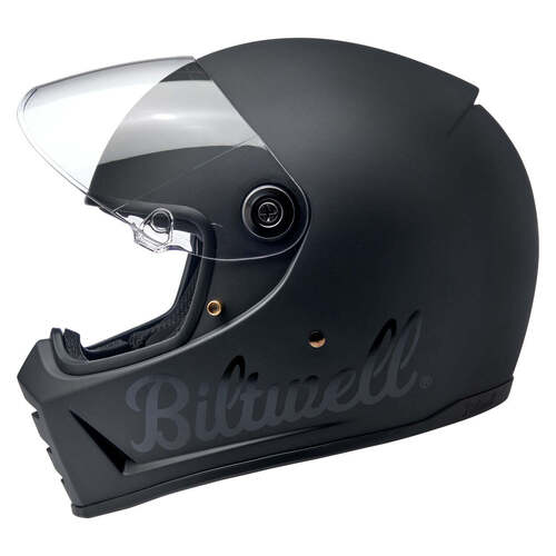 Biltwell Lane Splitter Factory Helmet - ECE - Flat Black - 2XL - SKU:BW10040638164