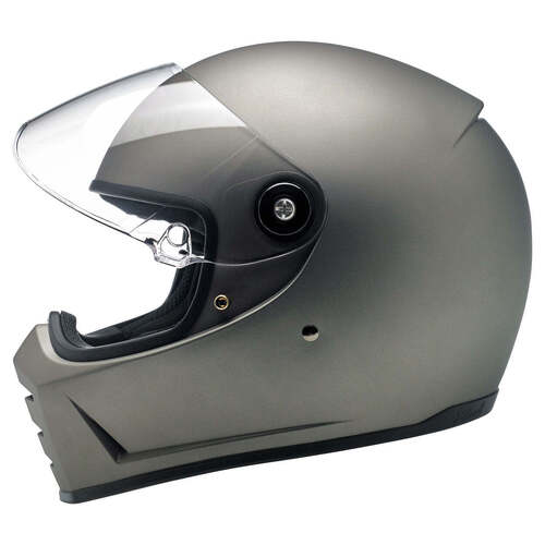 Biltwell Lane Splitter Helmet - ECE - Matte Flat Titanium - SKU:BW10040803160-p