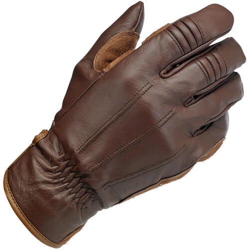 Biltwell Work Gloves - Chocolate - M - SKU:BW15030202158