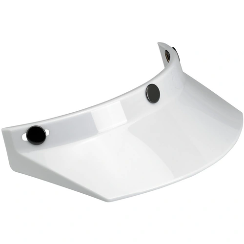 Biltwell Moto Visor - White - OS