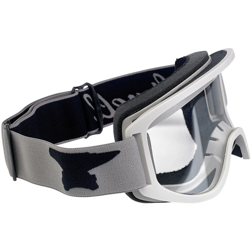 Biltwell Moto 2.0 Script Goggles - Titanium/Black - OS