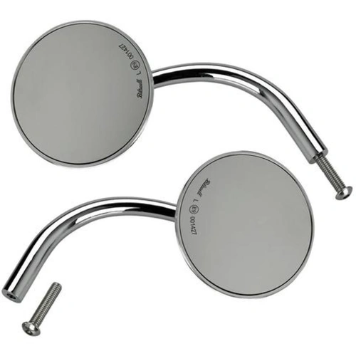 Biltwell Round Perch Mount Mirror - Chrome