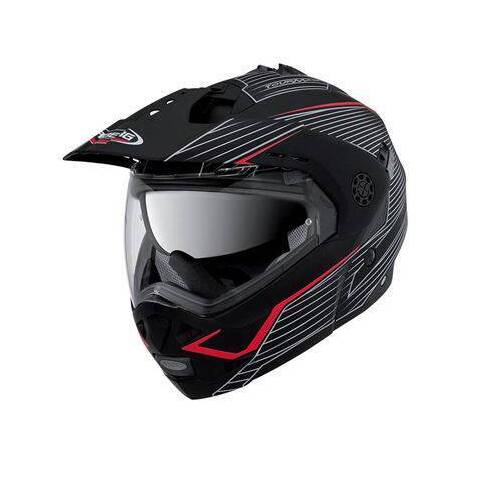 Caberg Tourmax Sonic Matt Black Red Helmet - SKU:C0FB0064XL-p