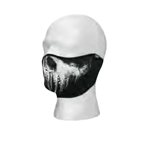 Zan Headgear Neoprene Half Mask - Skull Ghost - OS