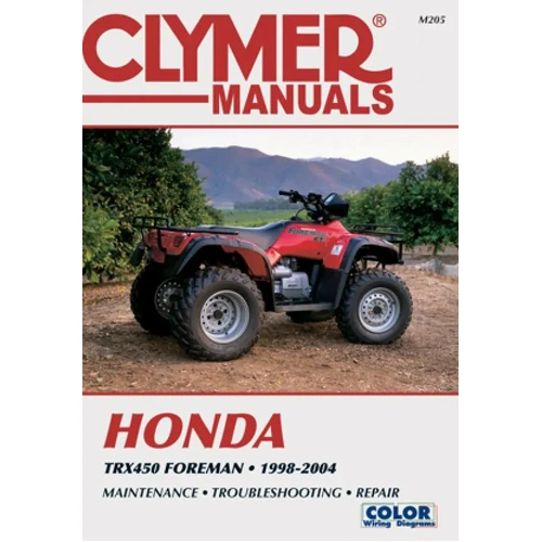 Clymer Manual CM205 - Honda TRX450 Foreman 1998-2004