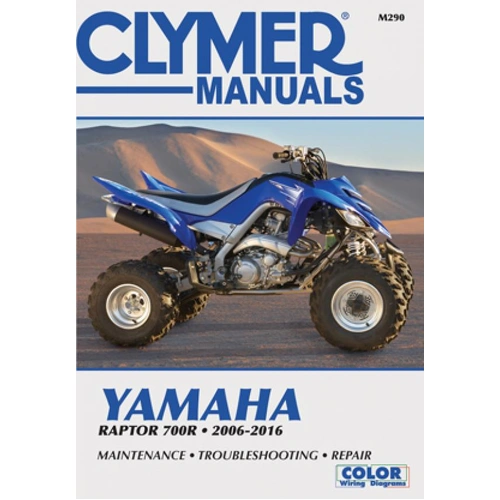 Clymer Service Repair Manual - Yamaha Raptor 700R 06-16