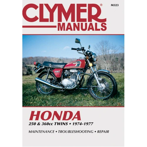 Clymer Service Repair Manual - Honda 250/360 CC Twins 74-77