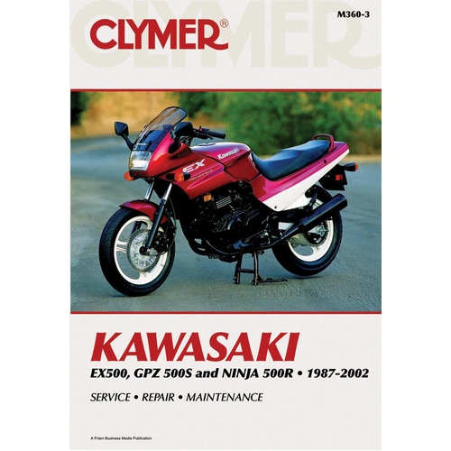 Clymer Service Repair Manual - Kawasaki EX500/GPZ 500S/Ninja 500R 87-02