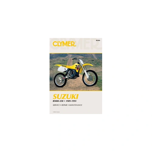 CLYMER SUZUKI RM80-250 1989-19