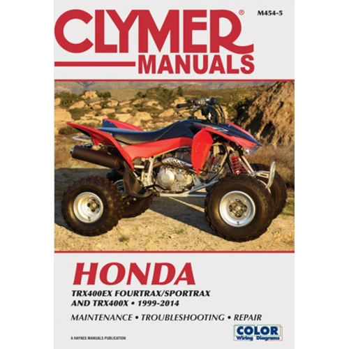 Clymer Service Repair Manual - Honda TRX400EX FourTrax/SportTrax/TRX400X 99-14