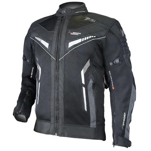 Motodry All-Seasons Dual-Liner Jacket - Black - L - SKU:CMALL0005