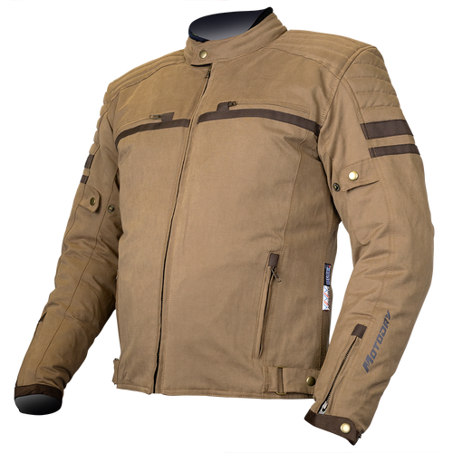 Motodry Clubman Evo Jacket - Vintage Brown