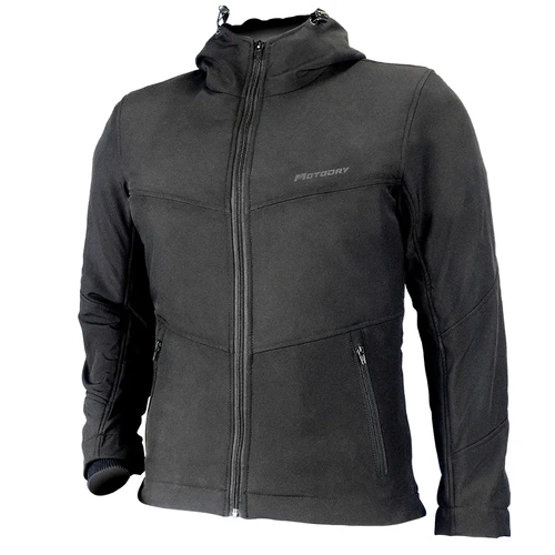 Motodry Ladies Riding Hoodie - Black - 14 - SKU:CMHOL9014