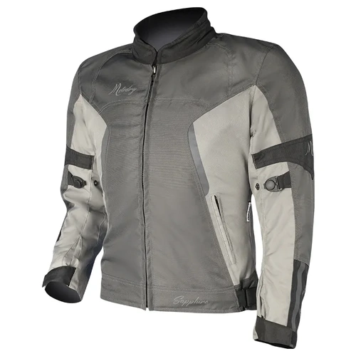 Motodry Ladies Sapphire Jacket - Grey/Silver - 10 - SKU:CMSAP9010