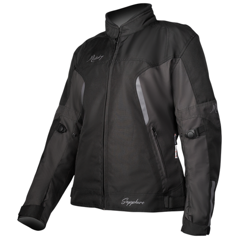 Motodry Ladies Sapphire Jacket - Black/Anthracite