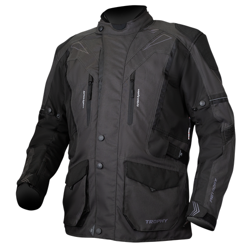 Motodry Trophy Jacket - Black/Anthracite