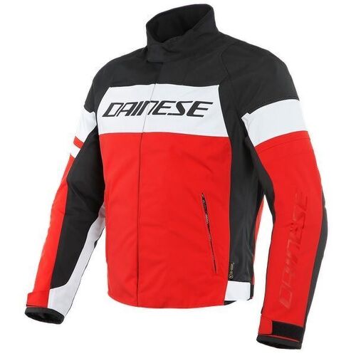 Dainese - Saetta D-Dry White Red Black Jacket - SKU:D1654619A6010