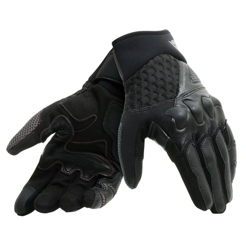 Dainese X-Moto Black and Anthracite Gloves - Black/Anthracite X-Large - SKU:D20181590060407
