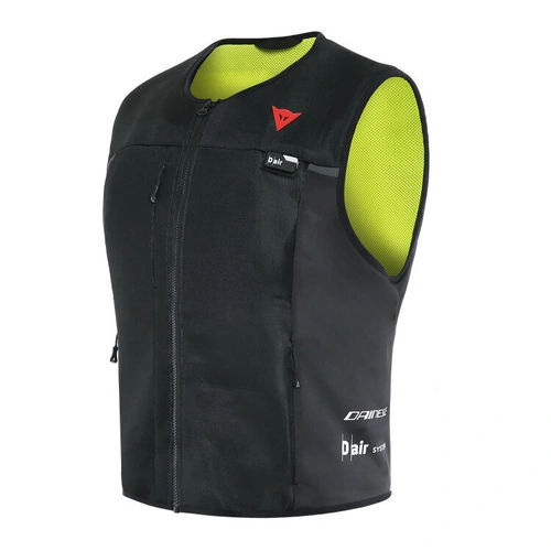 Dainese Smart Black Yellow Mens Jacket - L - SKU:D201D2002462006