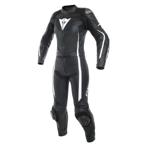 Dainese Ladies Assen Pants - Black/White - 40 - SKU:D20255370860403