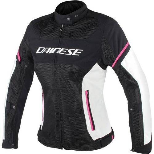 Dainese Ladies Air-Frame D1 Textile Black Grey Fucsia Jacket - SKU:D202735196U5605