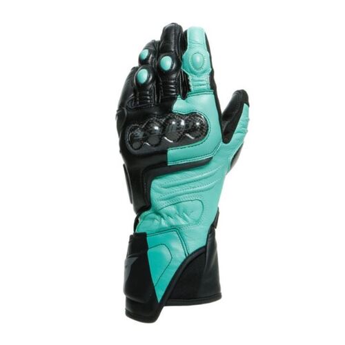 Dainese Carbon 3 Ladies Black Aqua-Green Anthracite Gloves - Black/Aqua/Anthracite Large - SKU:D20281592518D06