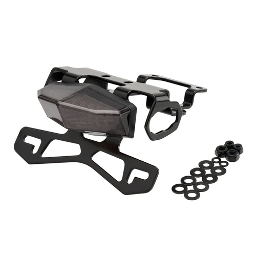 DRC Edge 2 Alloy Tail Light & Plate Holder (Smoke Lens) for CRF300L/Rally '21-