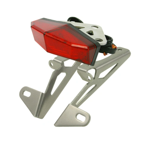 DRC Edge 2 Alloy Tail Light & Plate Holder (Red Lens) for KLX230 '20-