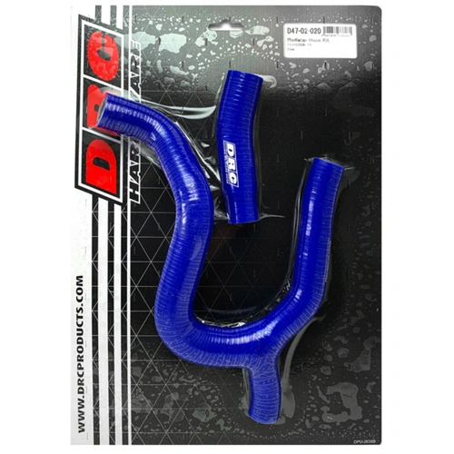DRC Radiator Hose Kit for HQV. TC250 '19- - Blue