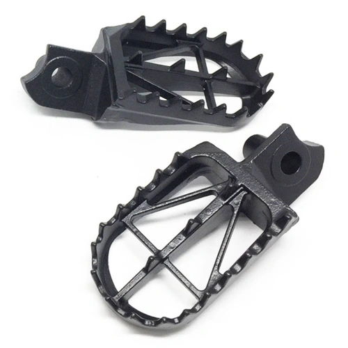 DRC Wide Footpegs (50mm) for KTM125-525'98-,950S-ENDURO ALL,990ADVENTURE ALL - Black